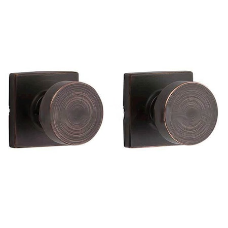 Kwikset Pismo Passage Knob 720PSK-SQT-11P-6AL-RCS
